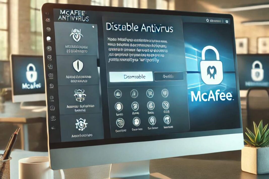 how to turn off mcafee antivirus